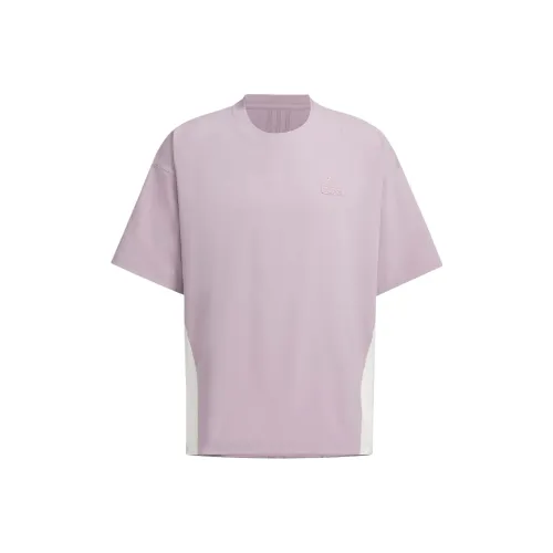 Adidas T-Shirt Мужская Фиолетовая Розовая