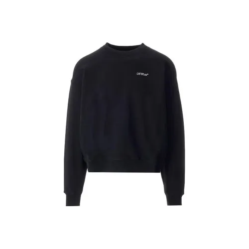 Off Белый Черный Мужские Толстовки