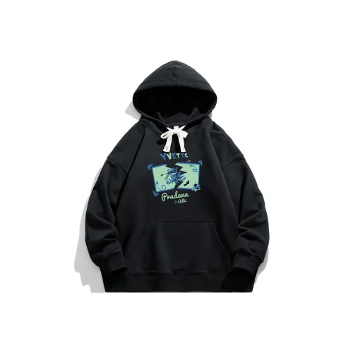 Yvette С капюшоном свободный крой худи унисекс