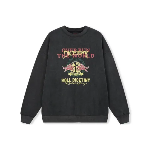 DICETINY Свитшот Унисекс Черный