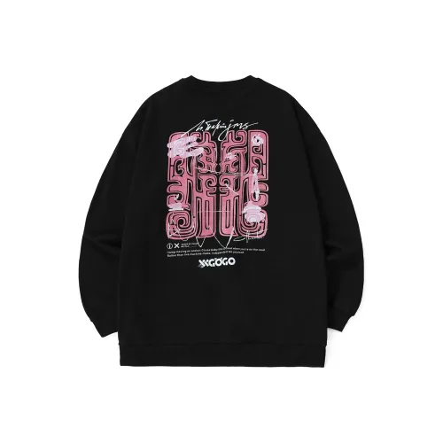 XXGOGO Черный Унисекс Свитшоты