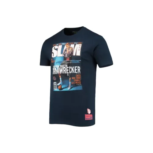 NBA Phoenix Suns Kenyon Martin Темно-синий New Jersey Nets Slam Игрок T-рубашка T-рубашка Мужской Синий