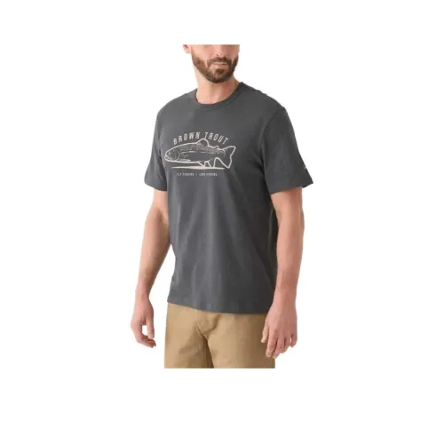 DECATHLON T-рубашка мужская цвет угольно-серый серо-бежевый