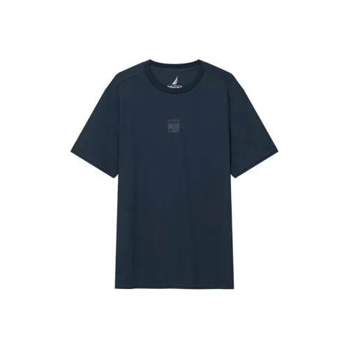 NAUTICA T Рубашка Мужская Космический Синий