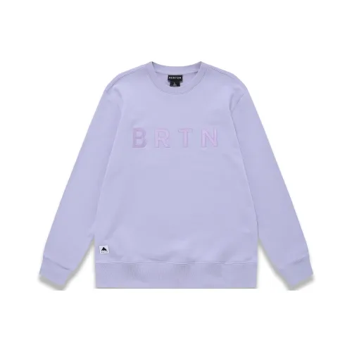 BURTON Светло-лавандовый Унисекс Свитшоты