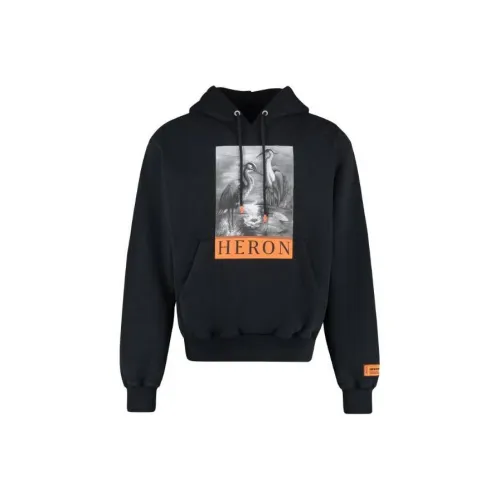 HERON PRESTON Мужские черные свитшоты