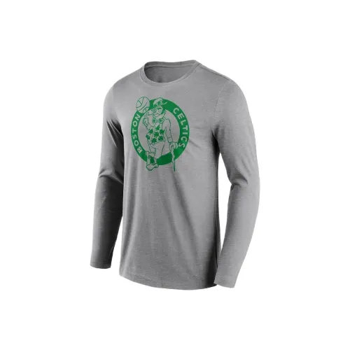 NBA Boston Celtics Fanatics T-Shirt Мужская Серого цвета