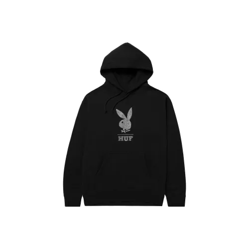 Huf Ss22 X Playboy Черные Мужские Свитшоты