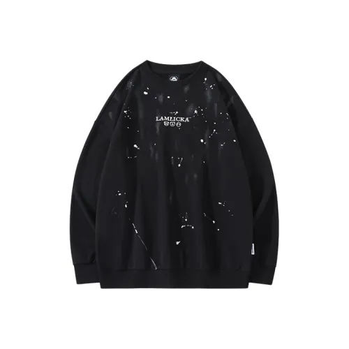 LAMLICKA Черный Унисекс Свитшоты