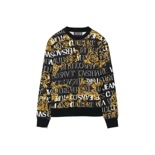 VERSACE JEANS COUTURE Черные Мужские Свитшоты