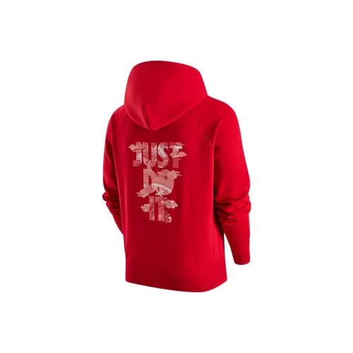Nike Dragon New Year's Collection Университетский красный Мужские Свитшоты