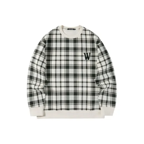 HLA JEANS Хаки Клетка 55 Мужские Свитшоты