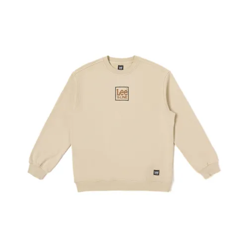 Lee совместный бренд Xline Бежевый Мужской Свитшот