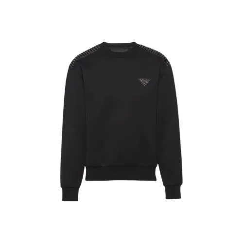 PRADA Мужские черные свитшоты