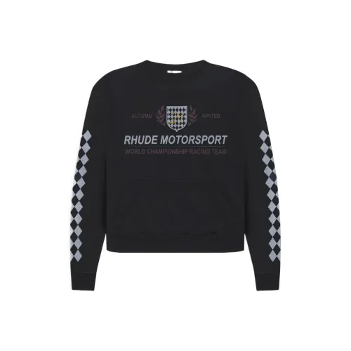 RHUDE Черные Мужские Свитшоты