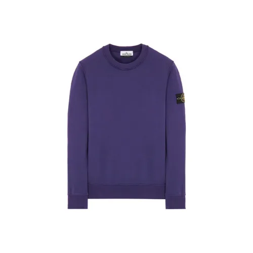 STONE ISLAND Фиолетовый Мужские Свитшоты