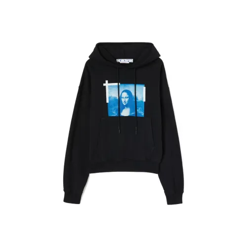 Off Белый Mona Lisa series Черный мужской Свитшоты