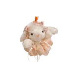 Розовая жемчужная повязка для волос и юбка