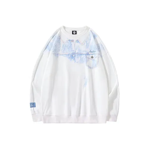 LAMLICKA Белый Унисекс Свитшоты