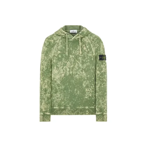 Stone Island Зеленый Мужской Свитшот