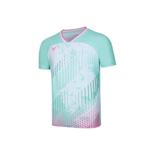 VICTOR Зеленая Унисекс Футболка