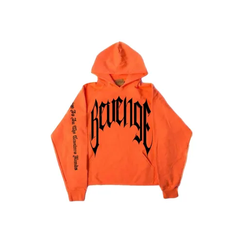 Revenge TRIPPIE Курение Логотип Толстовка Апельсин Толстовка Унисекс Апельсин