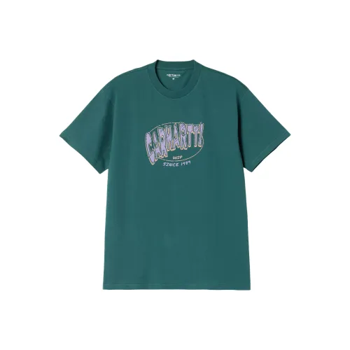 Carhartt WIP T-Shirt Мужской Озерный Зеленый