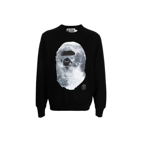 A BATHING APE Мужские черные свитшоты