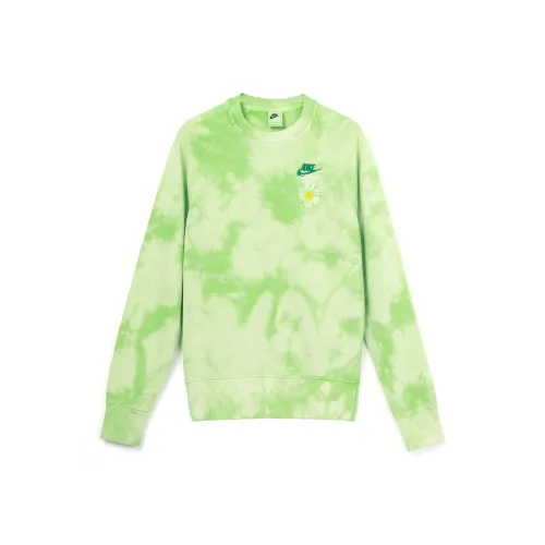 Nike Ярко-зеленые мужские свитшоты