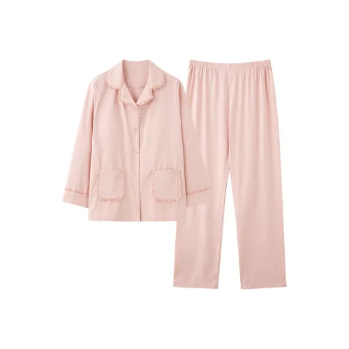 LEZIYUN Пижамный комплект женский розовый