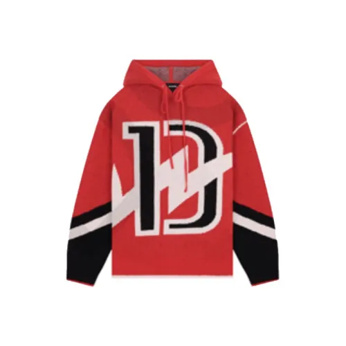 WE11DONE Red Unisex Свитшоты