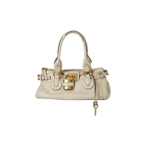Chloe Кожа Сумка Женская Белая