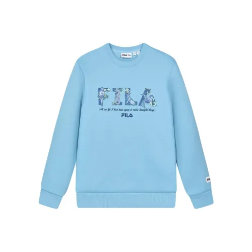 FILA x V A LIANMINGKUAN Толстовка Мужское кольцо Focus Синий