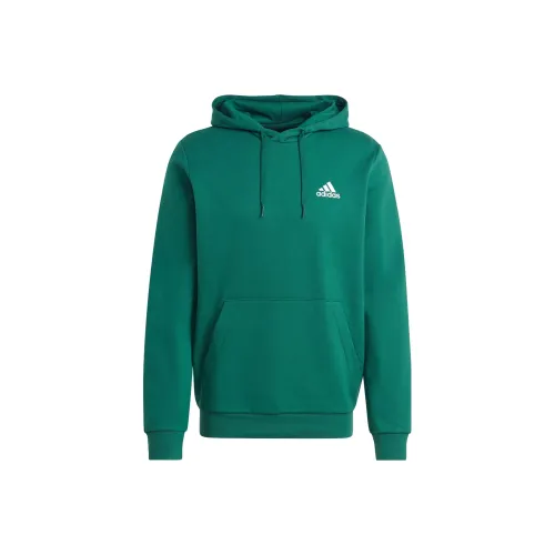 Adidas Essentials Fleece Толстовка Мужская Зеленая
