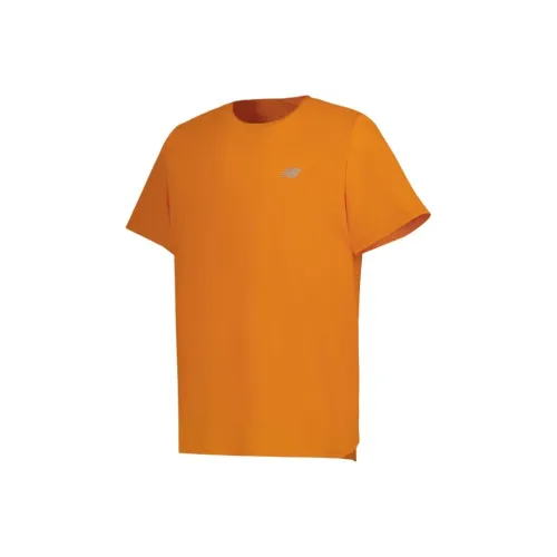 New Balance совместная футболка T Мужская Апельсин