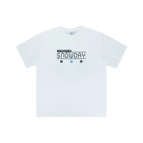 Snowday Белая Унисекс Футболка