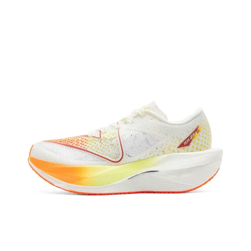 PEAK Беговые кроссовки Низкий верх Белый Оранжевый Женские