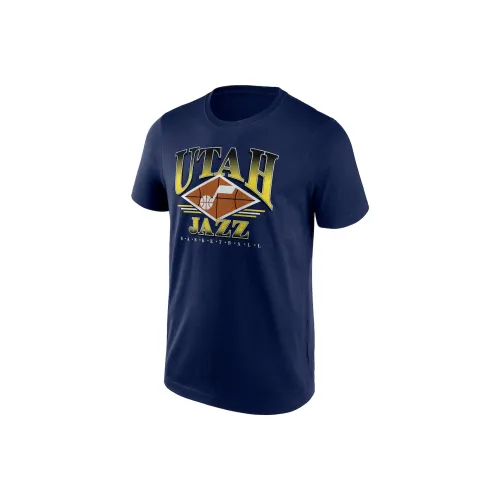 NBA Fanatics Utah Jazz Пава Phase T Рубашка Мужская Синяя
