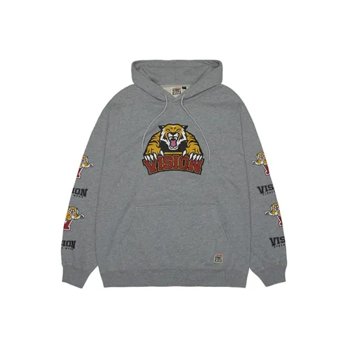 Vision Street Wear Толстовка Унисекс Серого цвета