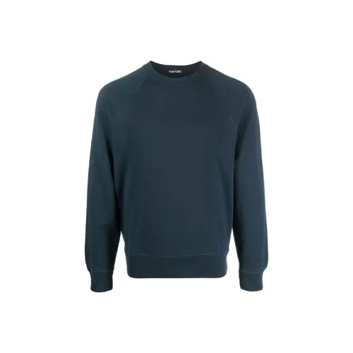 TOM FORD Синий Мужской Свитшот