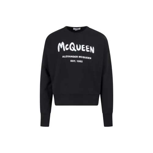 Alexander McQueen Черные Мужские Свитшоты