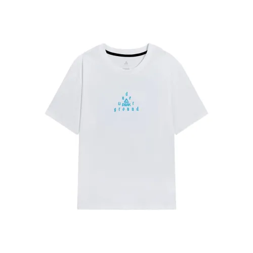 PEAK Полностью Белая Унисекс T-рубашка