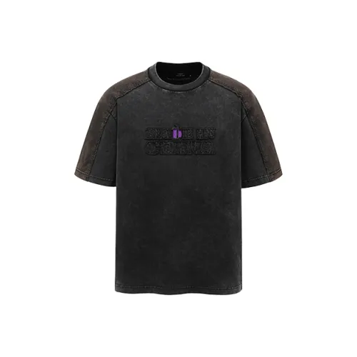 FENG CHEN WANG D.Desirable Co Branded Модель Черный Унисекс T Рубашки