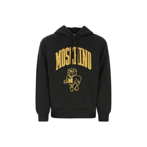 MOSCHINO Мужские черные свитшоты