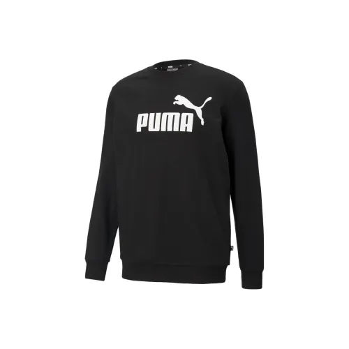 PUMA Essentials Sweat À Col Rond Big Logo Homme Свитшот Мужской Черный