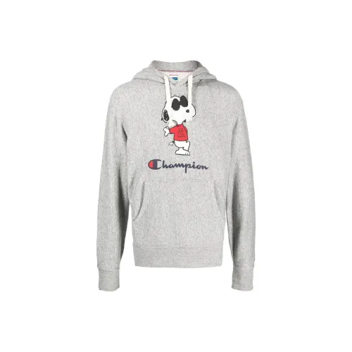 Champion Gray Men's Sweatshirts Чемпион Серый Мужские Толстовки