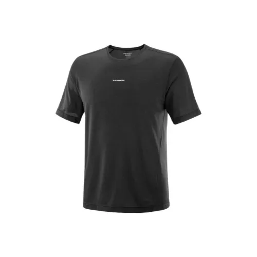 Salomon Collaboration Темно-черные Мужские T-рубашки