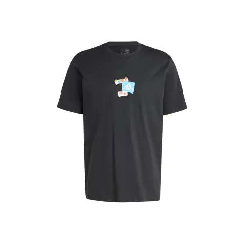 Adidas Remoji Мужская Черная Футболка