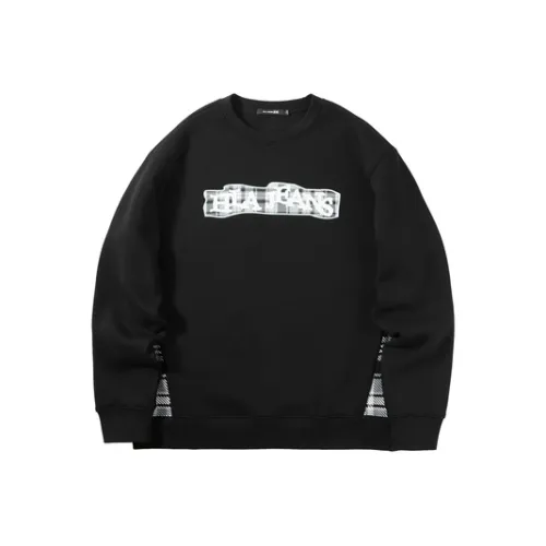 HLA JEANS Черный узор 90 Мужские свитшоты