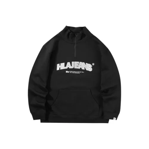 HLA JEANS Черный 95 Мужские Свитшоты